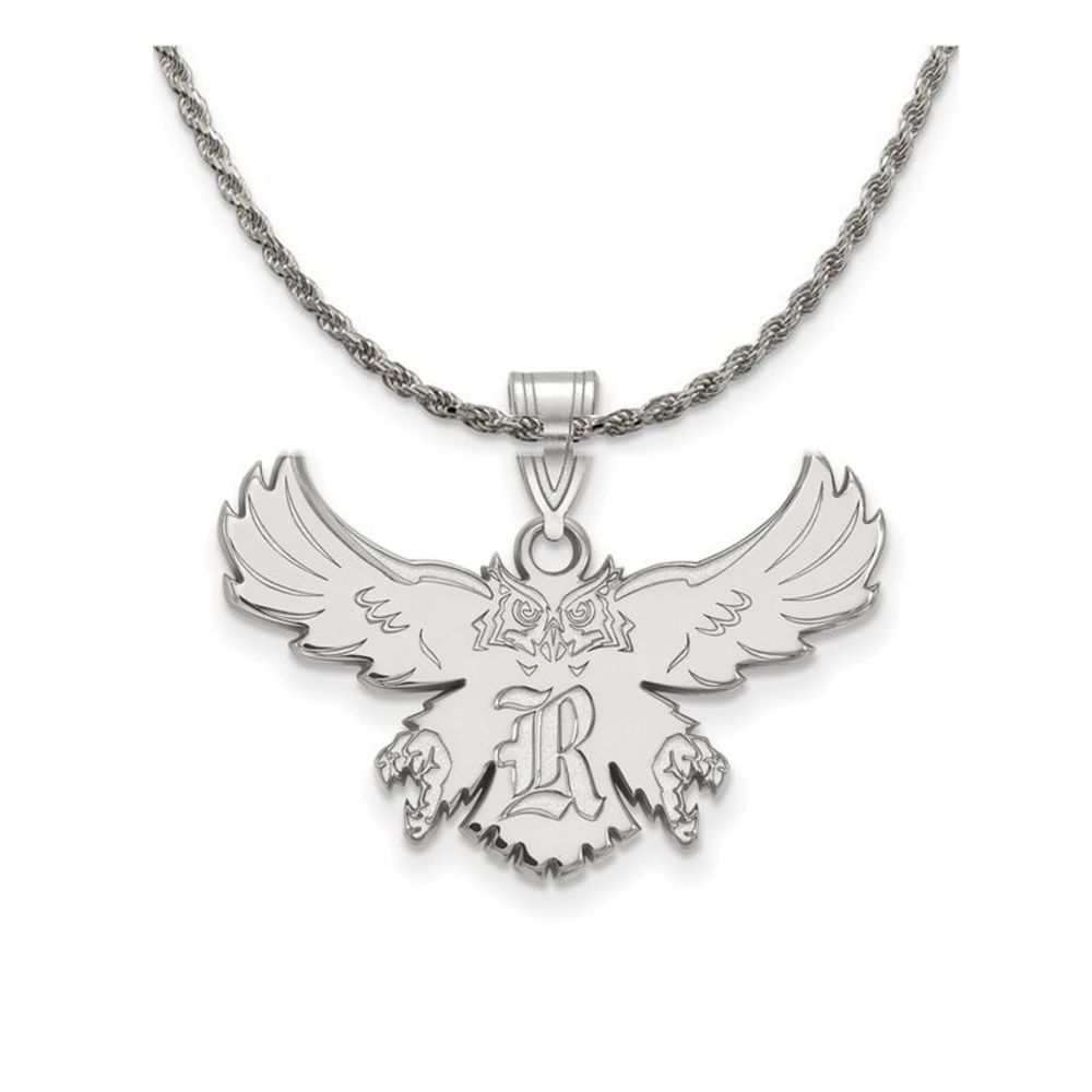 Sterling Silver Rice U. Large Pendant Necklace - 24 Inch